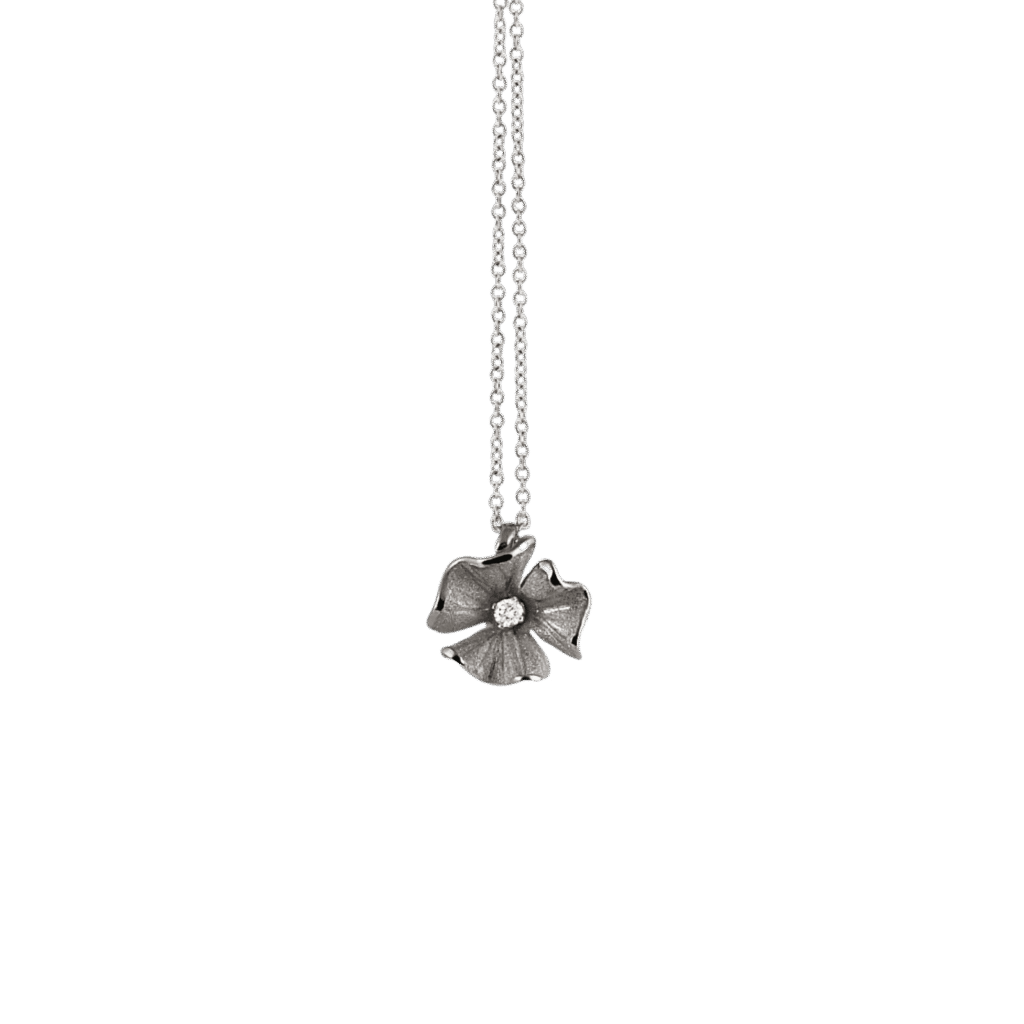 Grace Black Lava Gold Pendant