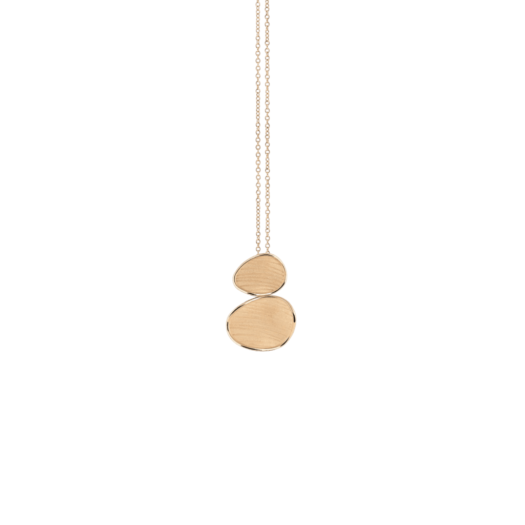 Velvet Pendant, 18K Orange Gold