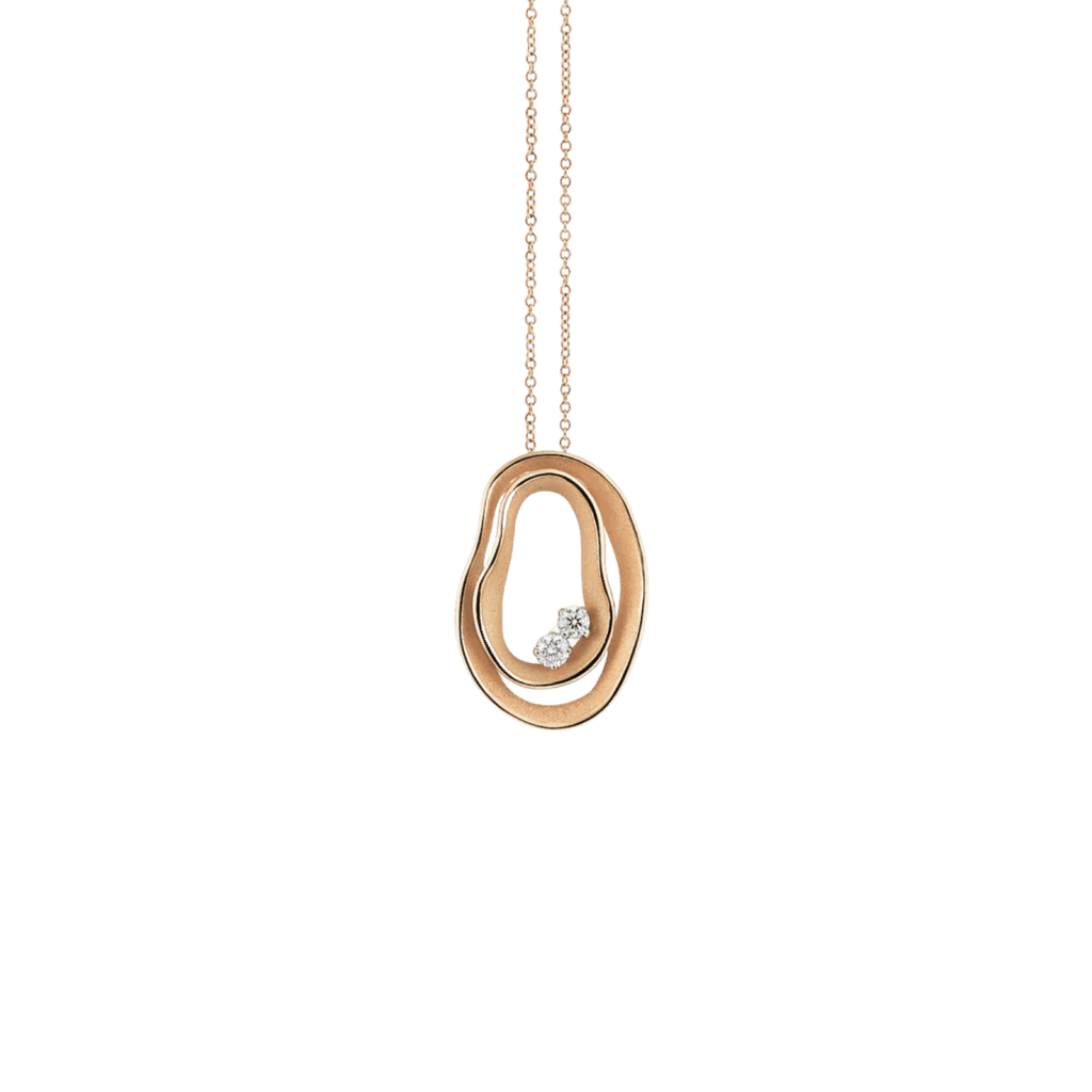 Dune Embassy Pendant, 18k Orange Gold