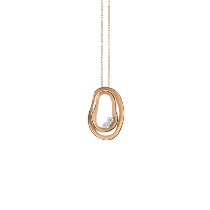 Dune Embassy Pendant, 18k Orange Gold