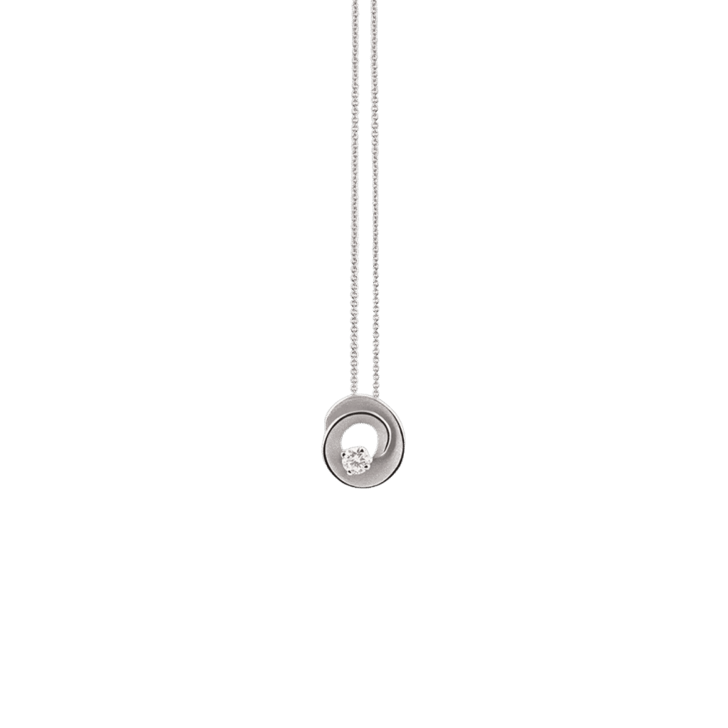 Dune Assolo Pendant in 18k White Gold