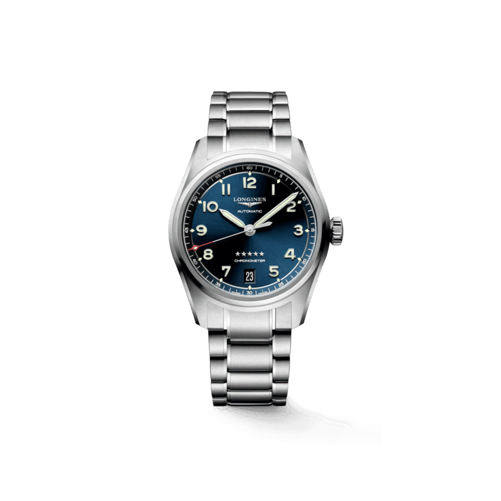 Spirit 37mm, Sunray Blue Dial and Stainless Steel