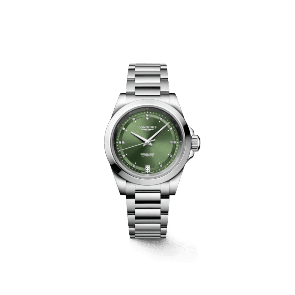 Longines Conquest 34mm Sunray Green Dial