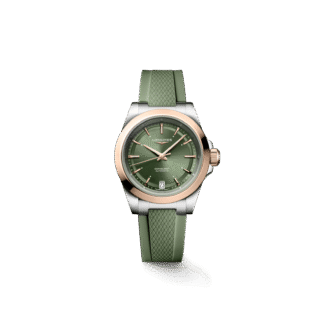Longines Conquest Automatic, Sunray Green dial and Green Strap