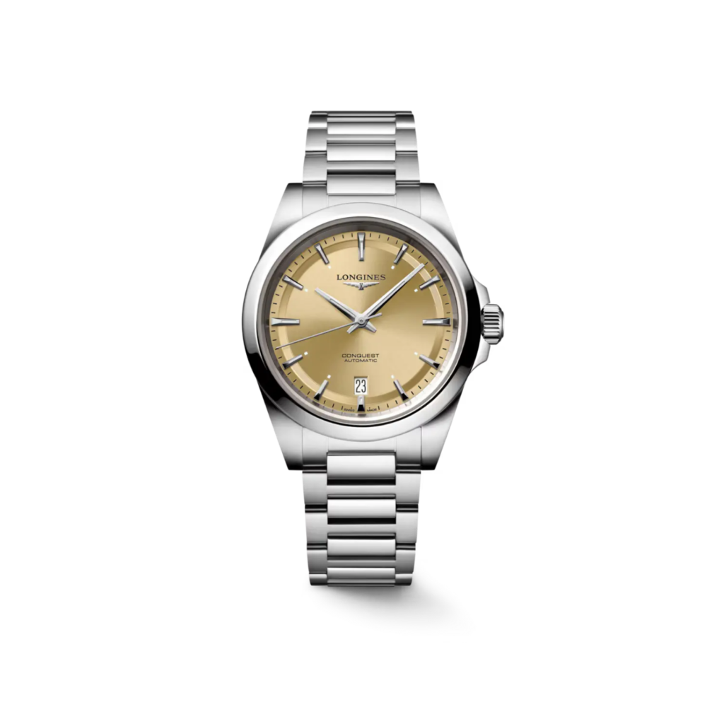 Longines Conquest 38mm Sunray Champagne Dial