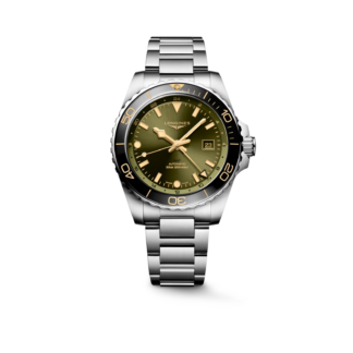 Longines HydroConquest 43mm Sunray Green Dial
