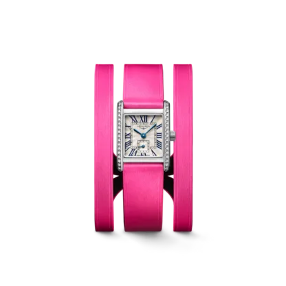 Longines Mini DolceVita, Pink Strap, Diamonds