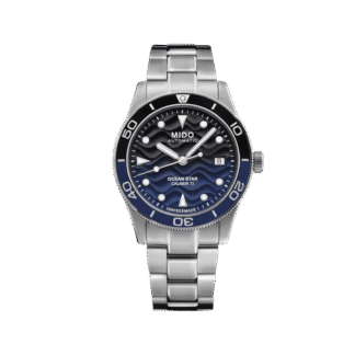 Mido Ocean Star 200C 42.50mm Watch, Blue Dial & Strap