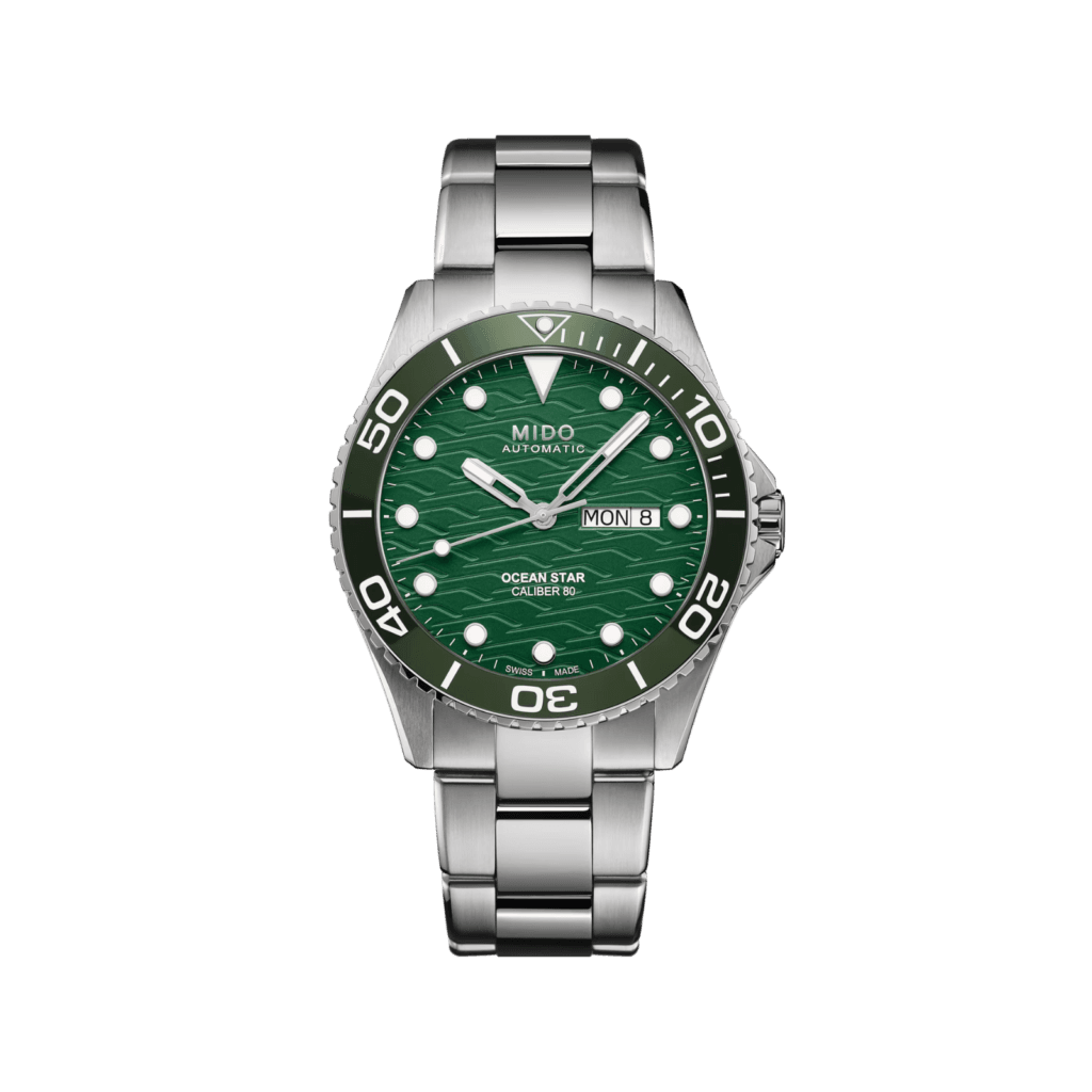 Mido Ocean Star 200C Captain 42.5 mm, Green Ripple Dial