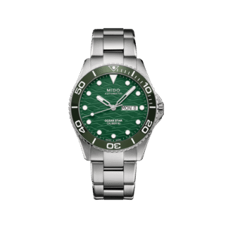 Mido Ocean Star 200C Captain 42.5 mm, Green Ripple Dial