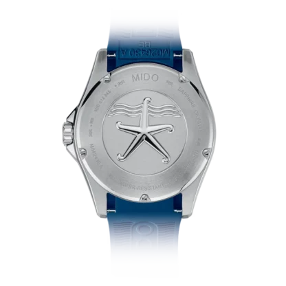 back case Ocean Star 200C 42.50mm Watch, Blue Dial & Strap