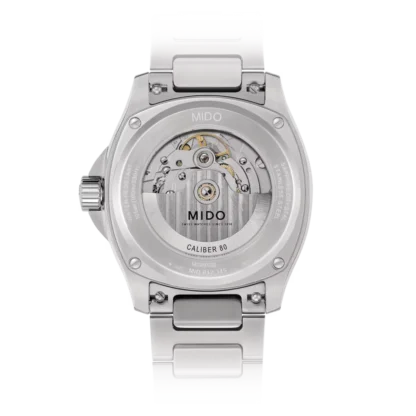 back case Multifort TV Big Date 39.2x40mm watch, Grey Dial & Stainless Steel Case