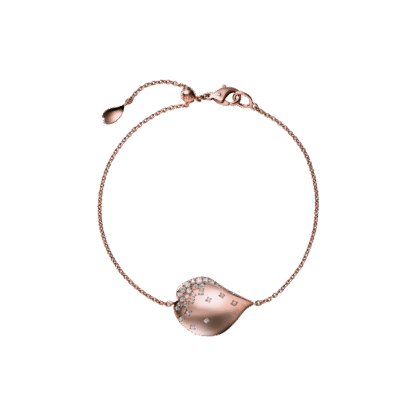 Les Pétales de Ginza Bracelet with Diamonds in 18K Pink Gold