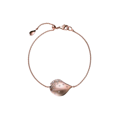 Les Pétales de Ginza Bracelet with Diamonds in 18K Pink Gold