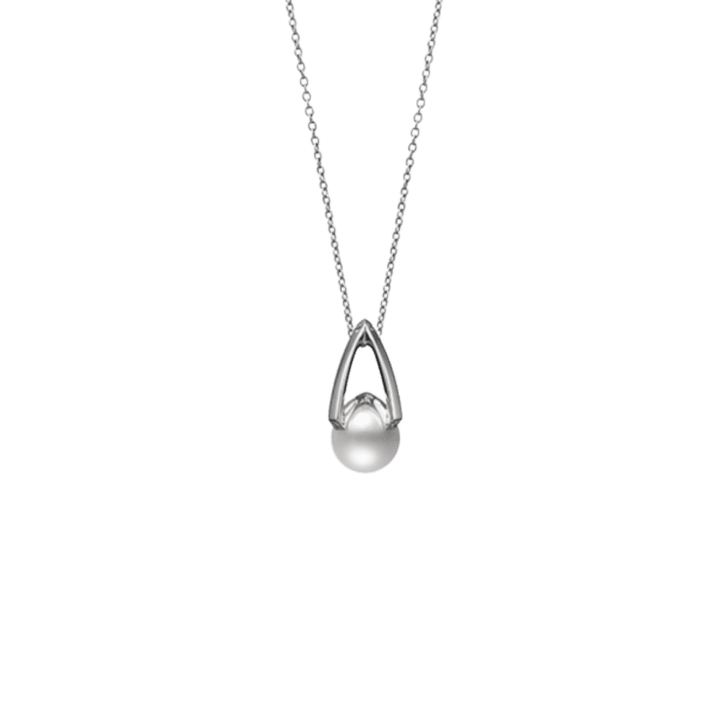 Mikimoto M Collection Akoya Pearl Pendant in 18k White Gold