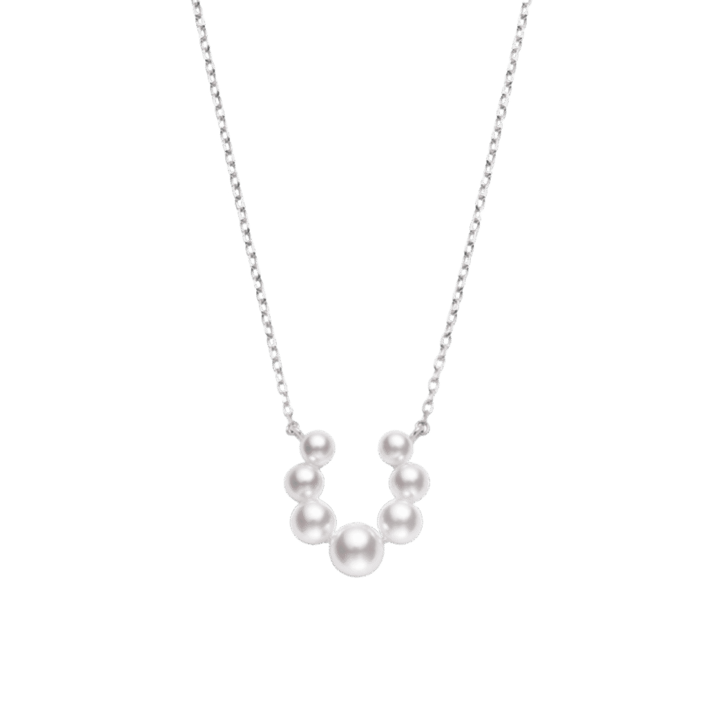 Mikimoto Bubbles Akoya Pearl Pendant in 18K White Gold