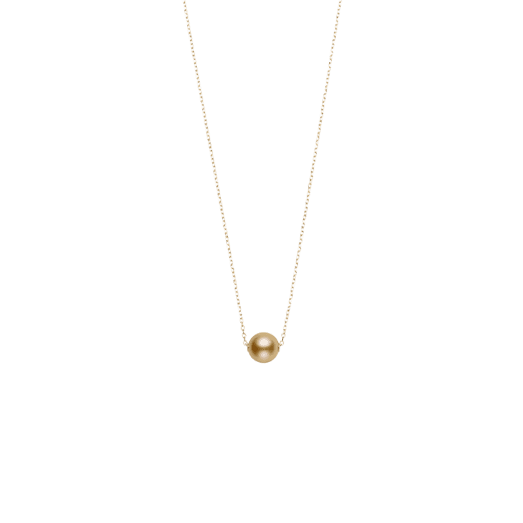 Mikimoto Golden South Sea Cultured Single Pearl Pendant