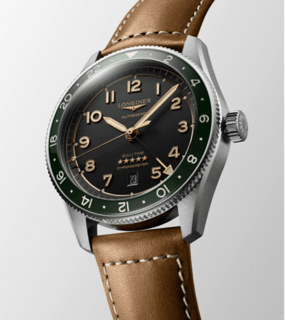 Spirit Zulu Time Men's Watch 42mm, Green Bezel,