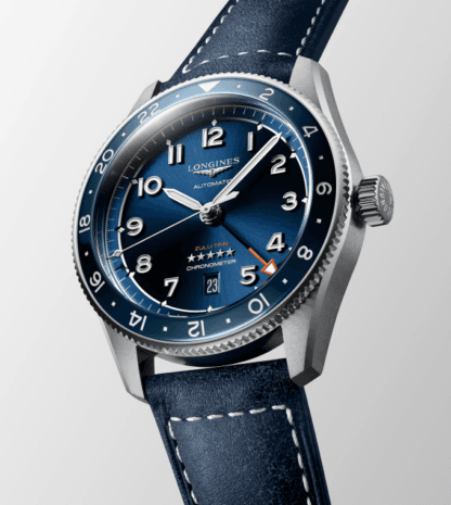 Blue Dial and Blue Calf Leather Strap