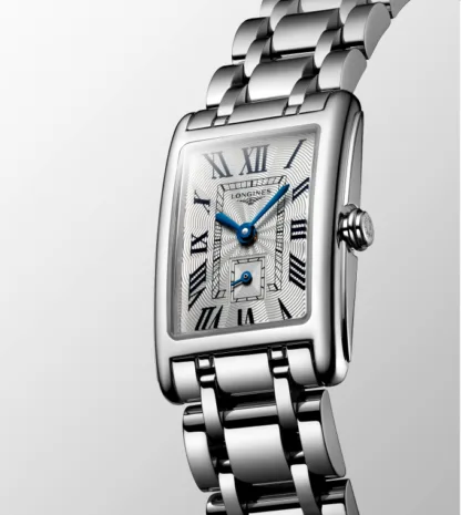 Longines Dolcevita 20.8x32mm,Stainless Steel, Silver "flinqué" Dial