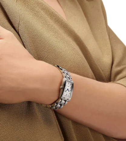 Ladys watch Dolcevita 20.8x32mm,Stainless Steel, Silver "flinqué" Dial