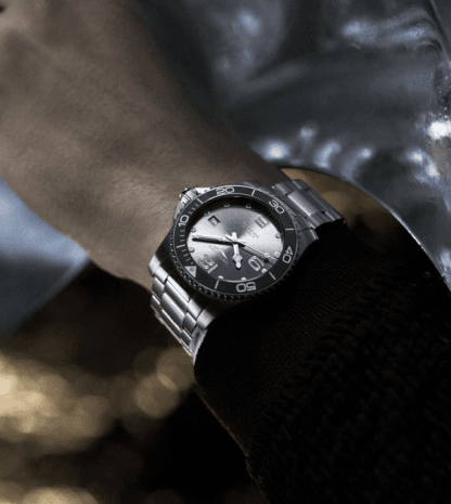 Mens watch HydroConquest 41mm, Sunray Grey