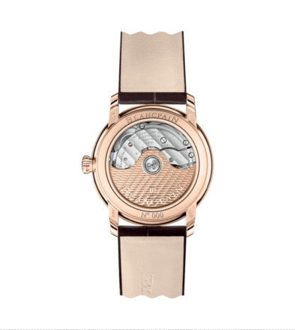 Back case Blancpain Villeret Lady's Diamond Watch 37.6mm, 18K Rose Gold, Ultra-slim