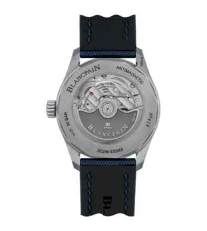 Blancpain Fifty Fathoms Bathyscaphe Watch 38mm, Blue, Ultra-slim-back