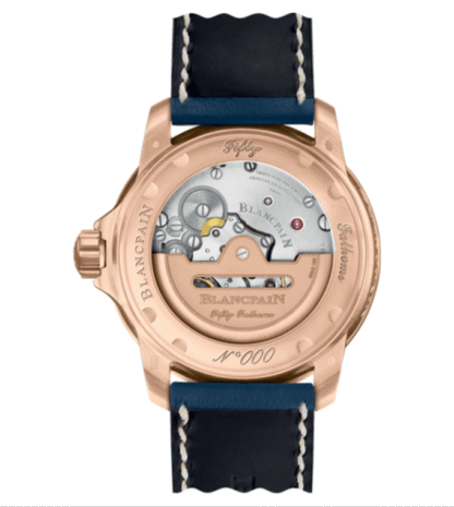 Fifty Fathoms Automatique Men's Watch 45mm, 18K Rose Gold back view