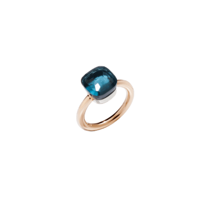 Pomellato Nudo Classic London Blue Topaz Ring