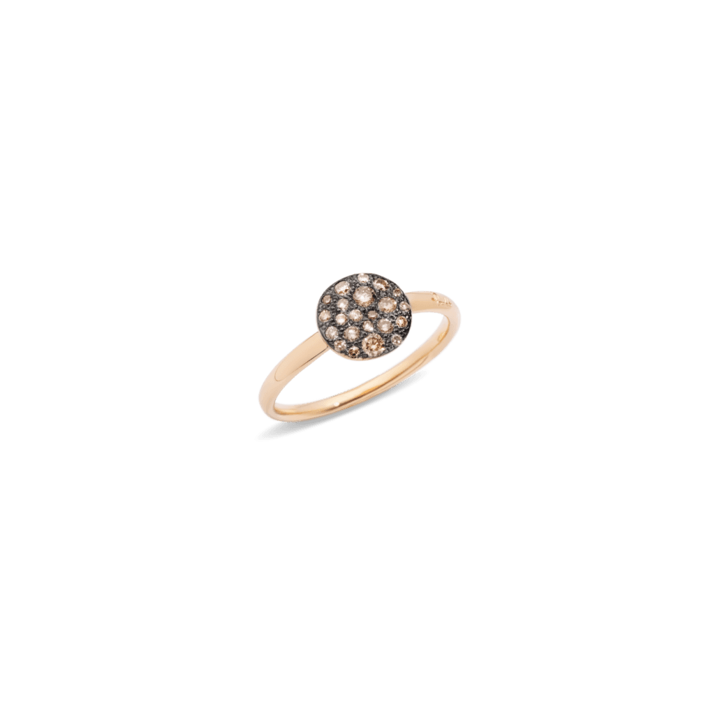 Pomellato Sabbia Pavé Brown Diamond Ring