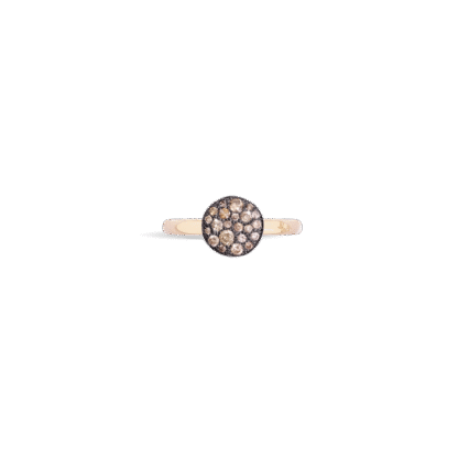 Sabbia Pavé Brown Diamond Ring - front view