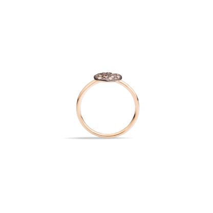 Sabbia Pavé Brown Diamond Ring - side view