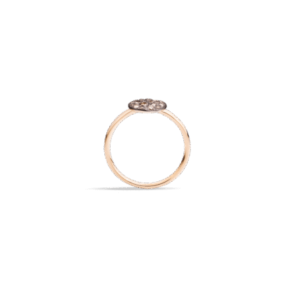 Sabbia Pavé Brown Diamond Ring - side view