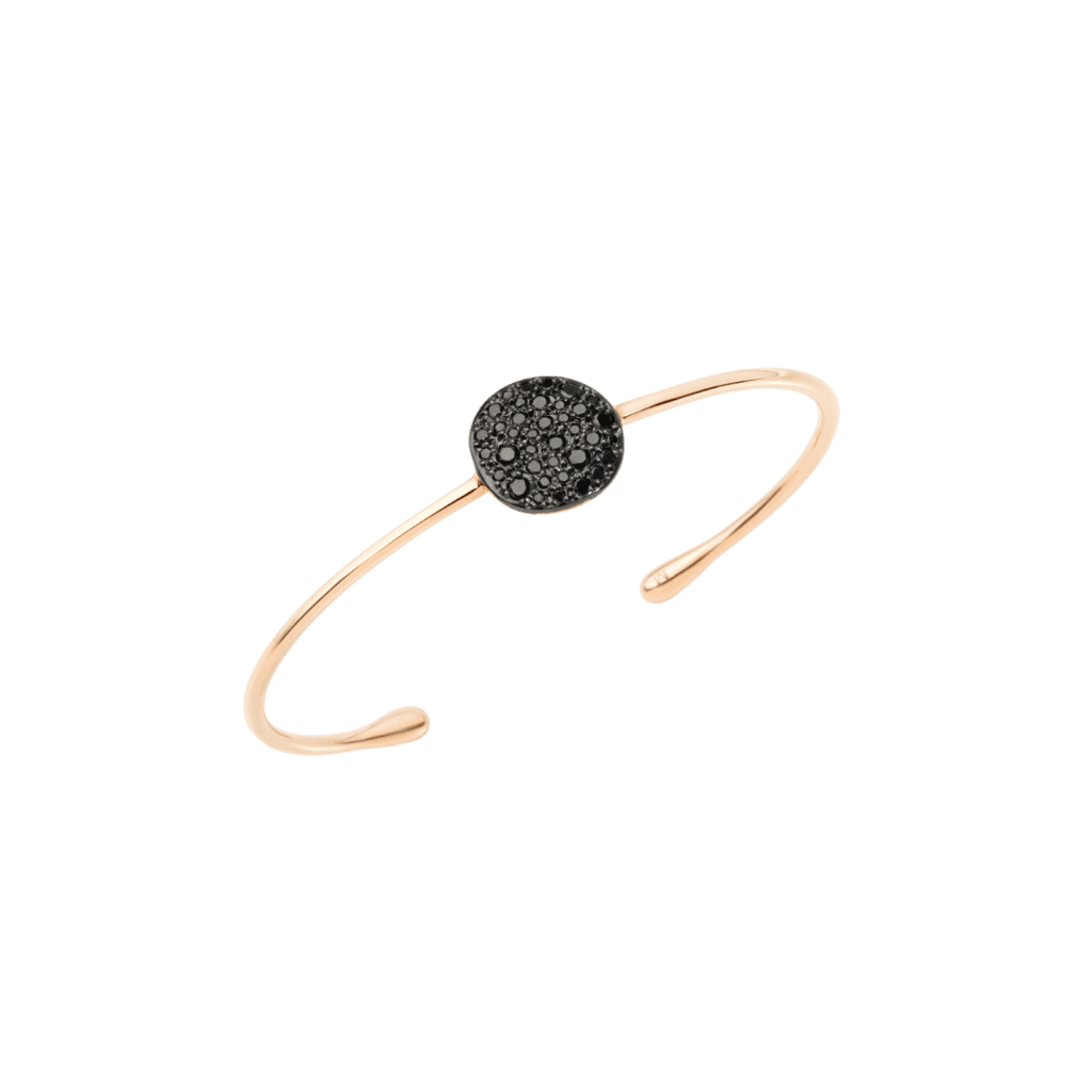 Pomellato Sabbia Black Pavé Diamond Bangle Bracelet