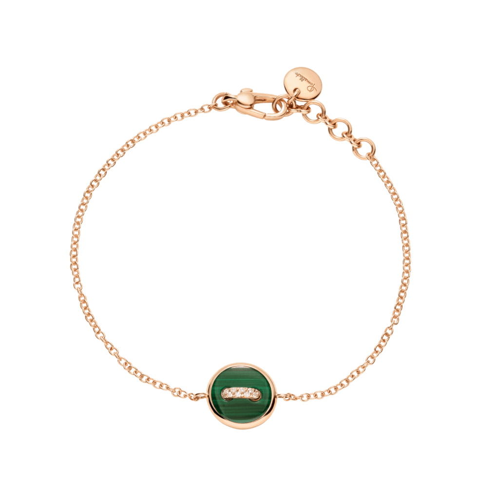 Pomellato Pom Pom Dot Bracelet with Mother of Pearl, Malachite & Diamonds