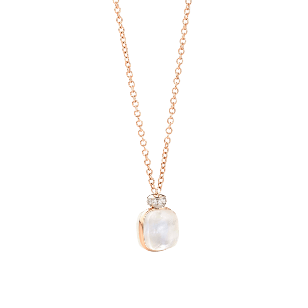 Pomellato Nudo White Topaz & Diamond Pendant