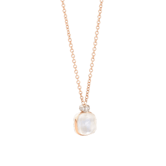 Pomellato Nudo White Topaz & Diamond Pendant
