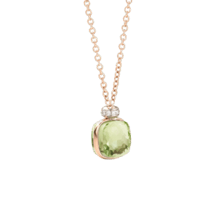 Pomellato Nudo Prasiolite & Diamond Pendant