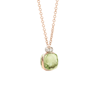 Pomellato Nudo Prasiolite & Diamond Pendant