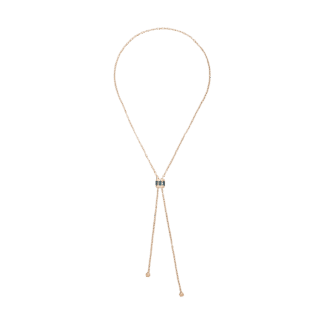 Pomellato Iconica Fancy Rose Gold & Blue London Topaz Necklace