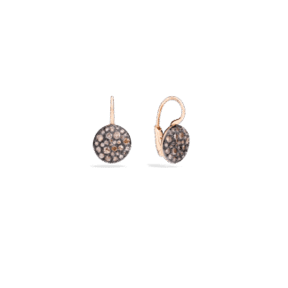 Pomellato Sabbia Brown Diamond Drop Earrings