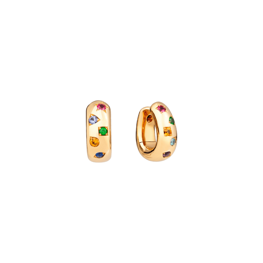 Pomellato Iconica Rainbow Hoop Earrings