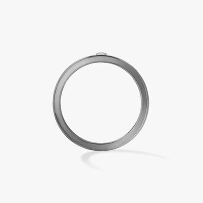 Titanium Graphite & Diamond Ring