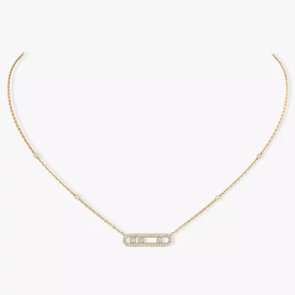 yellow Gold Diamond Necklace