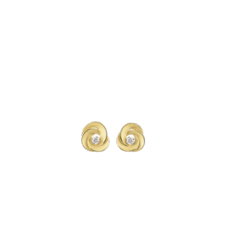 Desert Rose Earrings in 18k Yellow Gold
