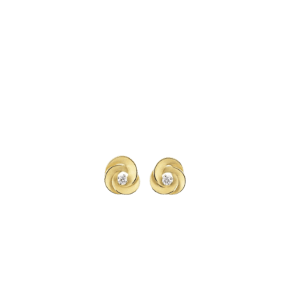 Desert Rose Earrings in 18k Yellow Gold