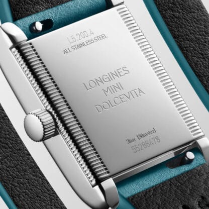 MINI DOLCEVITA,21.50 X 29.00 mm, Green strap - back closer look
