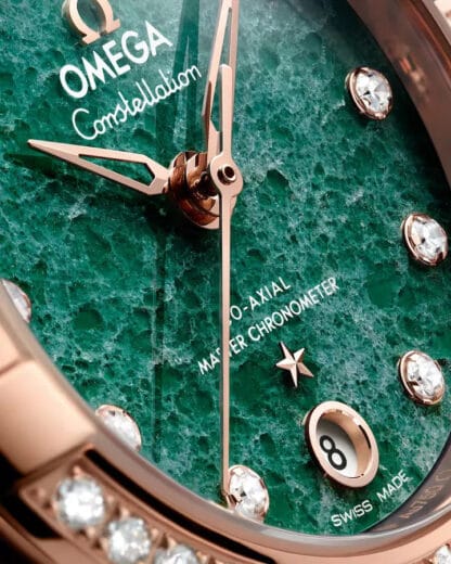 CLOSER LOOK Constellation 29 mm, Sedna™ gold on leather strap