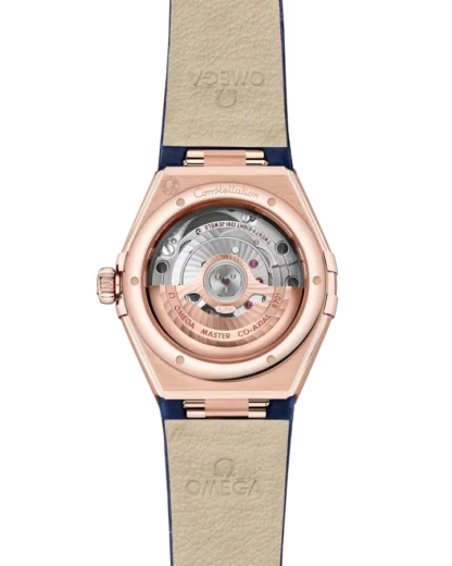 back view - Constellation 29mm, Aventurine Blue, 18K Sedna Gold